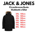 Jack & Jones giaccone parka taglie forti uomo colore nero 12245791