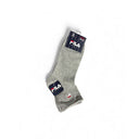 Fila tre paia di calze colore grigio