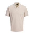 Jack & Jones polo mezza manica taglie forti uomo colore beige 12297772