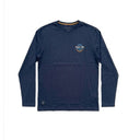 Redfield maglia girocollo manica lunga taglie forti uomo colore blu RF-22613102-LS-547