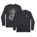 Redfield maglia girocollo manica lunga taglie forti uomo colore nero RF-22613104-LS-15