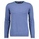 Ragman maglia girocollo in misto Cashmere taglie forti uomo colore blu oltremare 742480/726