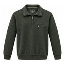 Montecarlo maglione mezza zip  taglie forti uomo colore verde 56425/480