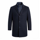 JP 1880 cappotto in misto lana taglie forti uomo colore blu 821066/130