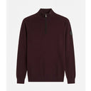 JP 1880 maglioncino mezza zip taglie forti uomo colore vinaccia 851906/110