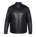 North Latitude bomber 100% pelle taglie forti uomo colore nero 63106/0099