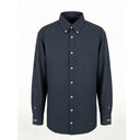 JP 1880 camicia button-down in cotone invernale taglie forti uomo colore blu 851894/138