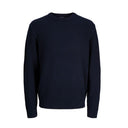Jack & Jones maglione girocollo taglie forti uomo colore blu 12299070
