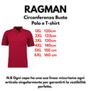 Ragman polo mezza manica taglie forti uomo colore rosso 540391/665
