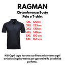 Ragman polo mezza manica taglie forti uomo colore blu  540391/070