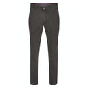 Club of Comfort pantalone tasca alla francese taglie forti uomo colore grigio scuro Garvey 6421/2