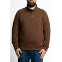 Maxfort felpa taglie forti uomo colore moro 42402800