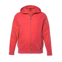 JP 1880 felpa garzato di cotone zip intera taglie forti uomo colore corallo 846118