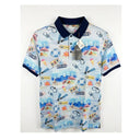 Ragman polo mezza manica taglie forti uomo colore azzurro 9206391/980