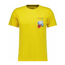 Ragman maglia girocollo mezza manica taglie forti uomo colore giallo 366482/522