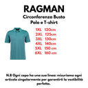 Ragman polo mezza manica taglie forti uomo colore smeraldo 540391/340