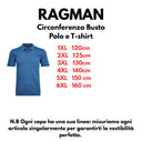 Ragman polo mezza manica taglie forti uomo colore blu 540391/765
