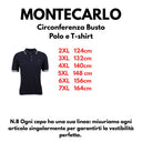 Montecarlo polo mezza manica taglie forti uomo colore blu scuro 44034/750
