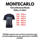 Montecarlo maglia scollo V  mezza manica taglie forti uomo colore blu scuro 44091/750