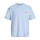 Jack & Jones maglia mezza manica taglie forti uomo colore celeste 12288197