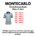 Montecarlo polo mezza manica taglie forti uomo colore azzurro 44464/770
