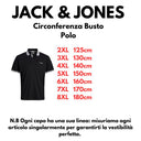 Jack & Jones polo mezza manica taglie forti uomo colore nero 12297145