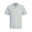Jack & Jones polo mezza manica taglie forti uomo colore verde acqua 12297145