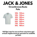 Jack & Jones polo mezza manica taglie forti uomo colore verde acqua 12297145