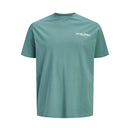 Jack & Jones maglia mezza manica taglie forti uomo colore salvia 12302519