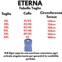 Eterna camicia manica lunga  taglie forti uomo colore azzurro 2132/13/EP71