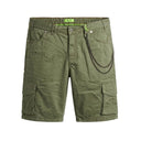Maxfort  bermuda cargo taglie forti uomo colore verde militare B3863