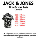 Jack & Jones camicia mezza manica in cotone taglie forti uomo colore nero 12293814