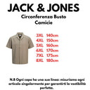 Jack & Jones camicia mezza manica in cotone taglie forti uomo colore verde 12295601