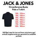 Jack & Jones polo mezza manica taglie forti uomo colore blu 12297772