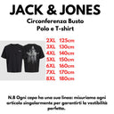 Jack & Jones maglia mezza manica taglie forti uomo colore nero 12297150