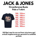 Jack & Jones maglia mezza manica taglie forti uomo colore blu scuro 12284905