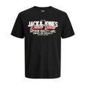 Jack & Jones maglia mezza manica taglie forti uomo colore nero 12284905
