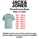 Jack & Jones maglia mezza manica taglie forti uomo colore verde acqua 12258871
