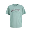 Jack & Jones maglia mezza manica taglie forti uomo colore verde acqua 12258871