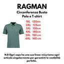 Ragman polo mezza manica taglie forti uomo colore verde  540391/341
