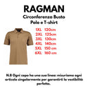 Ragman polo mezza manica taglie forti uomo colore bronzo  540391/088