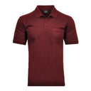 Ragman polo mezza manica taglie forti uomo colore bordeaux  540391/060