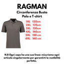 Ragman polo mezza manica taglie forti uomo colore fango  540391/870