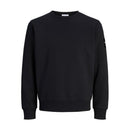 Jack & Jones felpa felpata girocollo taglie forti uomo colore nero 12299762