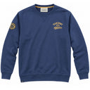 Redfield felpa girocollo garzato di cotone taglie forti uomo colore blu RF-22611304-189