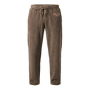 JP pantalone tuta garzato  di cotone taglie forti uomo colore fango 849131