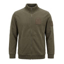 JP 1880 felpa garzato di cotone taglie forti uomo colore verde bosco 851387/110