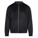 North Latitude bomber effetto scamosciato taglie forti uomo colore nero 63107/19
