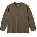 Redfield maglia manica lunga a serafino taglie forti uomo colore fango RF-22613404-LS-819