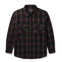 Montecarlo camicia in flanella taglie forti uomo colore scozzese rosso/nero 57014/103